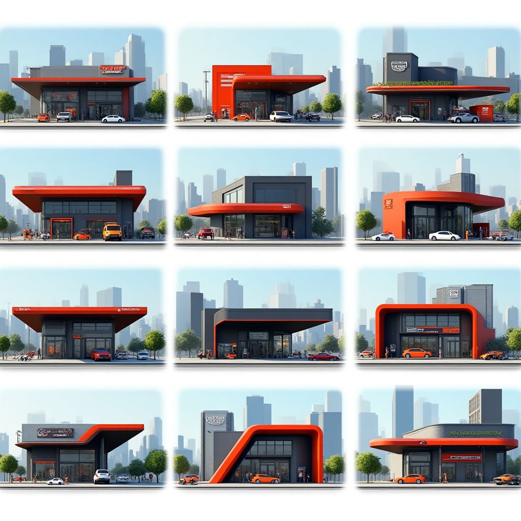 Red de estaciones de servicio